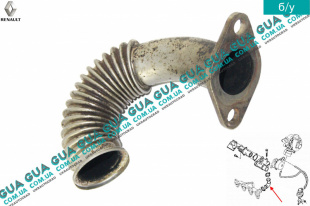 Трубка ( патрубок ) клапана ЕГР / EGR   