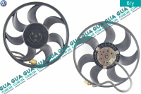 Вентилятор основного радиатора с моторчиком D425 лопастей 7