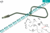 Шланг / патрубок гидроусилителя руля от насоса к рейке ( трубка высокого давления ГУРа ) Nissan / НИССАН ALMERA N16 / АЛЬМЭРА Н16 2.2 DCI ( 2184 куб.см.)