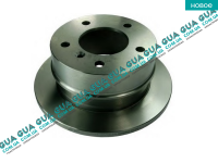 Тормозной диск задный VW / ВОЛЬКС ВАГЕН LT28-55 1996-2006 / ЛТ28-55 96-06 2.4 D (2383куб. см.)