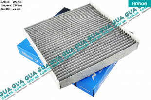 Воздушный фильтр салона ( угольный ) Ford / ФОРД TRANSIT 2006- / ТРАНЗИТ 06- 2.4TDCI (2402 куб.см)