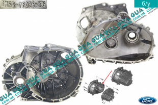 Корпус сцепления / кейс ( передняя часть ) КПП 5-ти ступенчатой ( механической коробки переключения передач )   