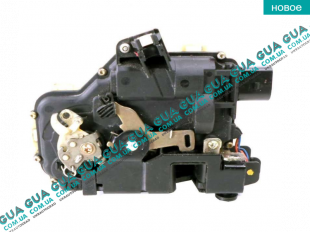 Замок передней левой двери ( + центральный замок ) VW / ВОЛЬКС ВАГЕН TRANSPORTER V 2003- / ТРАНСПОРТЕР 5 03- 2.0TDI (1968 куб.см.)