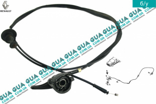 Трос открытия капота L 2400 мм   