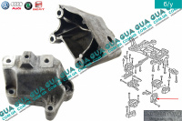 Кронштейн коробки переключения передач КПП левый