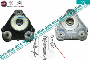 Подушка ( опора ) амортизатора левая   