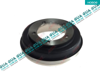 Тормозной барабан Ford / ФОРД TRANSIT 2006- / ТРАНЗИТ 06- 2.4TDCI (2402 куб.см)