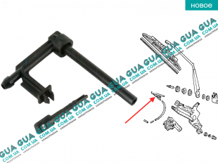 Форсунка омывателя ( заднее стекло )   
