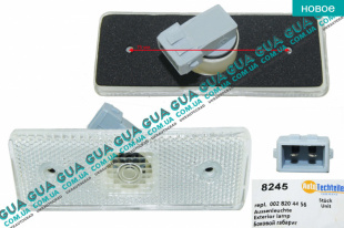 Боковой фонарь маркер лампа ( габарит / маркер / катафот ) 1 шт.   