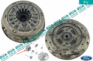 Комплект сцепления АКПП POWERSHIFT Ford / ФОРД B-MAX / Б-МАКС 1.6 Ti (1596 куб. см.)