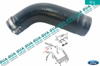 Патрубок интеркулера от турбины к радиатору Ford / ФОРД FOCUS II 2004-2011 / ФОКУС 2 1.8DI (1753 куб.см.)