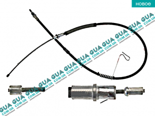 Трос ручного тормоза ( правый ) (задний ) ( 1386/1093 mm )   