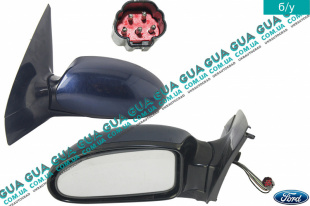 Зеркало заднего вида наружное/боковое электрическое левое Ford / ФОРД FOCUS I 1998-2004 / ФОКУС 1 98-04 1.8TDCI (1753 куб. см.)