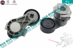 Натяжной механизм ремня генератора ( Натяжная планка / ролик / натяжитель )   