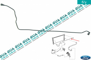 Патрубок / шланг системы охлаждения ( трубка расширительного бачка )   