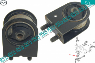 Подушка ( опора ) двигателя передняя Mazda / МАЗДА 323 F 1998-2004 1.8 16V (1840 куб.см. ) 