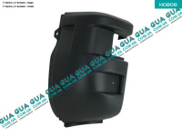 Клык бампера задний левый