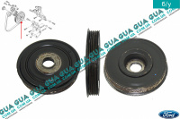 Шкив коленвала демпферный 6 ручейков ( Шкив коленчатого вала ) Volvo / ВОЛЬВО V50 1.6D (1560 куб.см.)