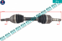 Полуось передняя левая / правая Z 27/30 ( привод в зборе с шрусами без АБС / ABS )