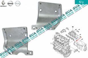 Термозащита выпускного коллектора ( термозащитный экран ) Renault / РЕНО MASCOTT 2004-2010 / МАСКОТ 04-10 3.0TDI (2953 куб.см.)