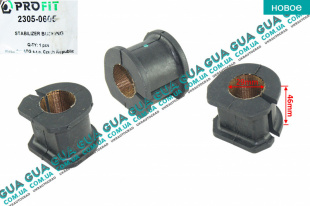 Втулка / подушка стабилизатора переднего D29 ( 1шт ) Mitsubishi / МИТСУБИСИ PAJERO IV 2006- / ПАДЖЕРО 4 06- 3.2DI-D (3200 куб.см.)