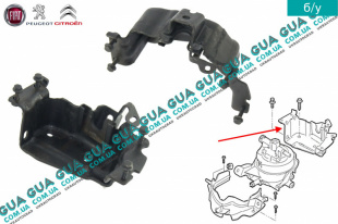 Кронштейн крепления топливного фильтра   