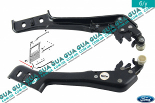 Ролик боковой правой сдвижной двери нижний с рычагом   