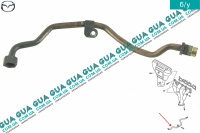 Трубка ( метал ) от клапана EGR к выпускном коллектору Mazda / МАЗДА 323 F 1998-2004 1.8 16V (1840 куб.см. ) 