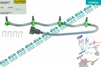 Трубка топливная обратки ( возвратка )  шланг форсунок 10- Ford / ФОРД FIESTA VI 2008-2017 / ФИЕСТА 4 1.5TDCI (1499куб.см.)