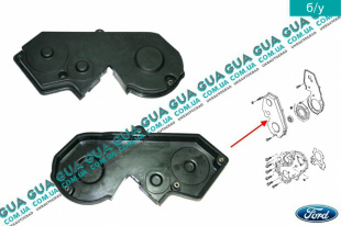 Защита ремня ГРМ ( крышка ремня привода ) Ford / ФОРД C-MAX 2003-2007 / ФОКУС С-МАКС 1.8TDCI (1753 куб.см.)