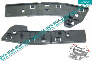 Кронштейн / направляющая переднего бампера ( комплект )   