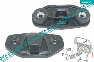 Направляющий палец задней двери / ляды ( фиксатор нижний ) VW / ВОЛЬКС ВАГЕН TRANSPORTER V 2003- / ТРАНСПОРТЕР 5 03- 2.0TDI (1968 куб.см.)