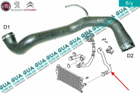 Патрубок интеркулера ( D1=58мм, D2=65мм)