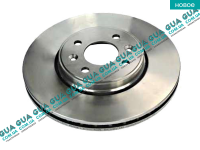 Тормозной диск вентилируемый передний