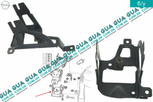 Кронштейн крепления блока АБС / ABS   