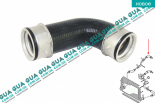 Патрубок интеркулера от турбины к радиатору   