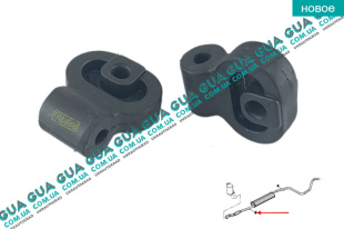 Резинка крепления глушителя ( резиновое кольцо )1 шт   