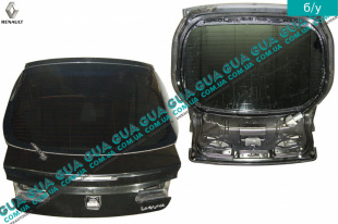 Дверь задняя ляда ( крышка багажника ) лифтбэк   