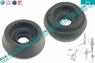 Подушка ( опора ) переднего амортизатора верхняя	   