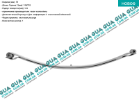 Рессора задняя  ( 2-х листовая / комплект усиленный )