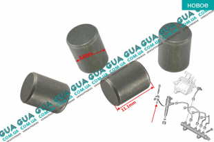 Шайба болта крепления форсунки  1шт. Ford / ФОРД B-MAX / Б-МАКС 1.6TDCI (1560куб.см.)