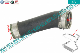 Патрубок / трубка интеркулера   