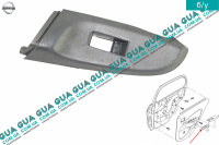 Накладка задней левой ручки двери внутренняя ( корпус кнопки стеклоподъемника )