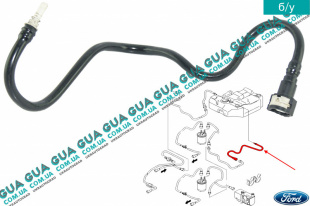 Патрубок / трубка топливной системы ( топливного бака ) Ford / ФОРД FOCUS I 1998-2004 / ФОКУС 1 98-04 2.0 V16 (1988 куб. см.)