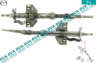 Рулевой вал верхняя часть Mazda / МАЗДА 323 F 1998-2004 1.5 16V (1498 куб.см. )