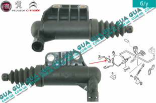 Рабочий цилиндр сцепления   