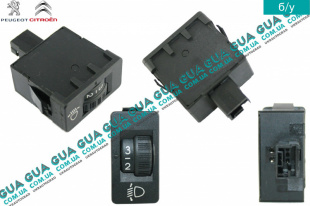 Кнопка / регулятор корректора фар   