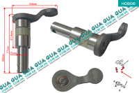 Вал коробки переключения передач рычага кулисы КПП ( селектор / тяга / шток / подшипники / втулка )