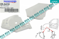 Планка ролика стеклоподъемника правая ( верхняя 1 шт. )