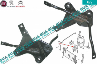 Кронштейн крепления расширительного бачка   